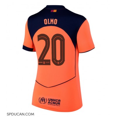 Zenski Nogometni Dres Barcelona Dani Olmo #20 Rezervni 2025-26 Kratak Rukav Zenski Nogometni Dres Barcelona Dani Olmo #20 Rezervni 2025-26 Kratak Rukav